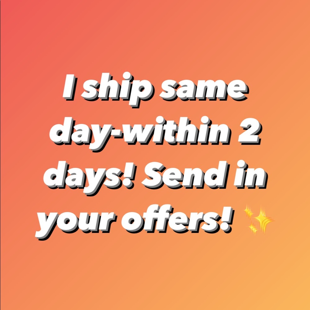 You’ll get your items quick! No lowballs pls tysm